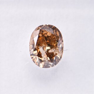 Diamant | Ovaal Fancy Geelbruin| 0.61ct ( IGI Gecertificeerd )